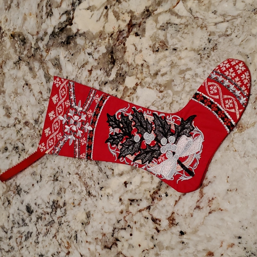 Homemade Christmas stocking